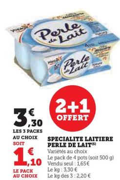 Specialite Laitiere Perle De Lait