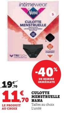 Culotte Menstruelle