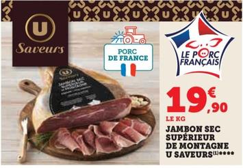 U Saveurs - Jambon Sec Supérieur De Montagne