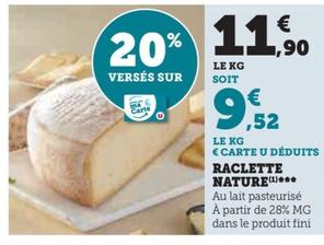 Raclette Nature