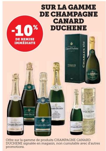 Sur La Gamme De Champagne Canard Duchene