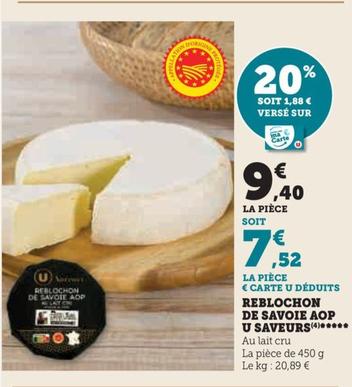 U Saveurs - Reblochon De Savoie Aop