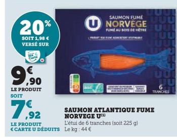 U - Saumon Atlantique Fume Norvege