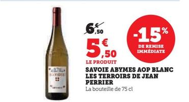 Jean Perrier - Savoie Abymes Aop Blanc Les Terroirs