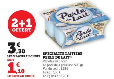 Specialite Laitiere Perle De Lait