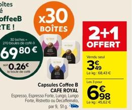 capsules de café