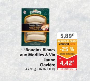 Claviere - Boudins Blancs Aux Morilles & Vin Jaune