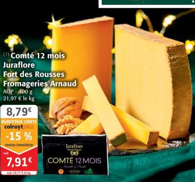 Juraflore - Comte 12 Mois Fort Des Rousses Fromageries Arnaud