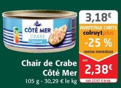 Cote Mer - Chair De Crabe