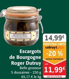 Roger Dutruy - Escargots De Bourgogne