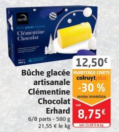 erhard - buche glacee artisanale clementine chocolat