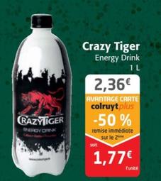 crazy tiger - energy drink