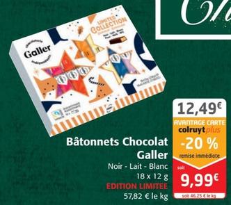 Galler - Batonnets Chocolat