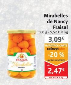 Fraisal - Mirabelles De Nancy