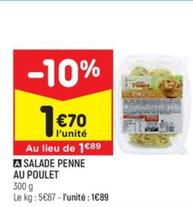 Salade Penne Au Poulet