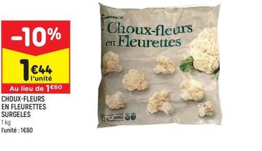 Choux-fleurs En Fleurettes Surgeles