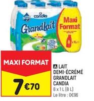 Lait Demi-écrémé Grandlait