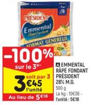 Emmental Râpé Fondant