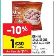 Mini - Saucissons Secs Aux Noix