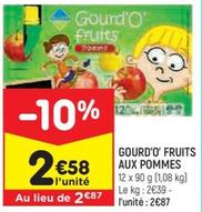 Gourd'o' Fruits Aux Pommes