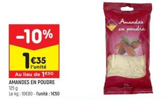 Amandes En Poudre