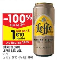 Bière Blonde 6,6% Vol.