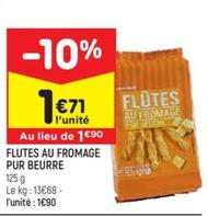 flutes au fromage pur beurre