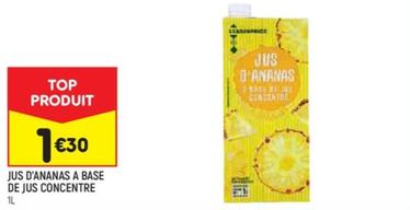 Jus D'ananas A Base De Jus Concentre