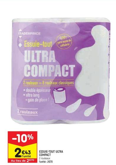 Essuie-tout Ultra Compact