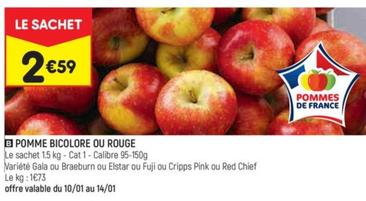 Pomme Bicolore Ou Rouge