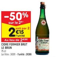Le Brun - Cidre Fermier Brut