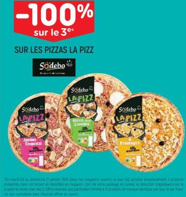 Sur Les Pizzas La Pizz