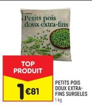 Petits Pois Doux Extra-fins Surgeles