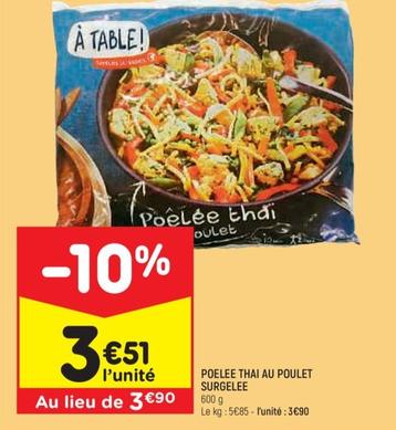 Poelee Thai Au Poulet Surgelee