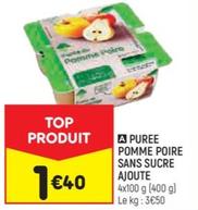 Ajoute - Puree Pomme Poire Sans Sucre