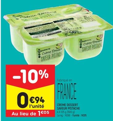 Creme Desser! Saveur Pistach