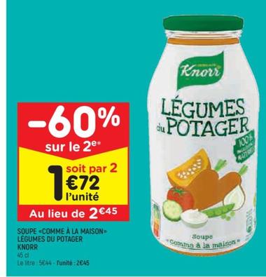 Soupe <<comme A La Maison Legumes Du Potager