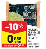 Nouilles Orientales Saveur Crevette