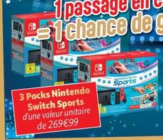3 Packs Nintendo Switch Sports