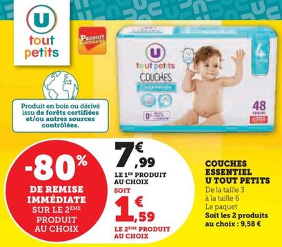 U - Couches Essentiel Tout Petits