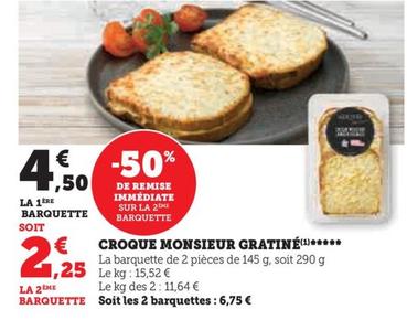 Monsieur - Croque Gratine