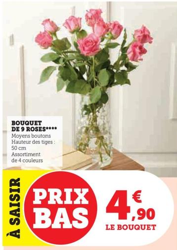 Bouquet De 9 Roses