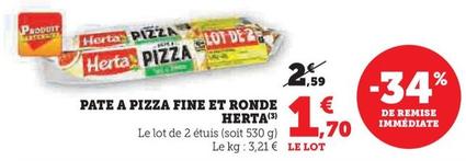 Pate A Pizza Fine Et Ronde