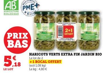 Haricots Verts Extra Fin Jardin Bio