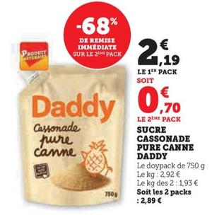 Daddy - Sucre Cassonade Pure Canne