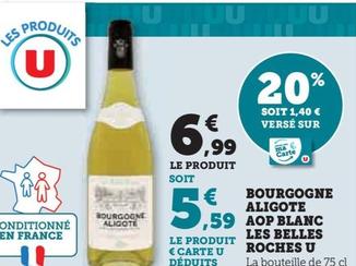 Bourgogne Aligote Aop Blanc Les Belles Roches