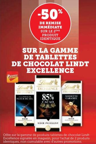 Sur La Gamme De Tablettes De Chocolat Excellence