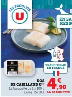 U - Dos De Cabillaud