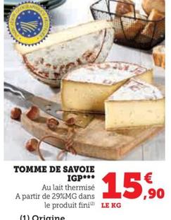 Tomme De Savoie Igp