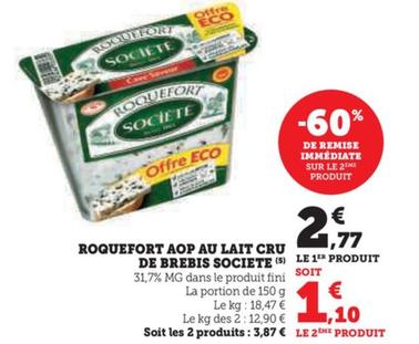 Roquefort Aop Au Lait Cru De Brebis